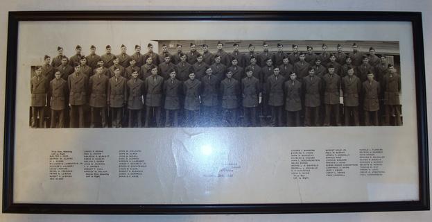 WW2 AAF CLASS PICTURE FRAMED