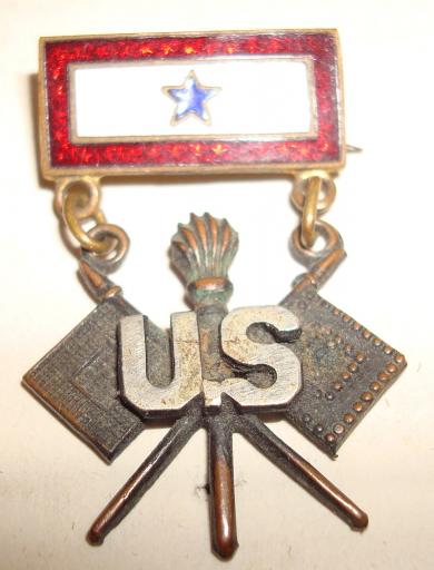 WWI SIGNAL SON IN SERVICE SWEET HEART PIN