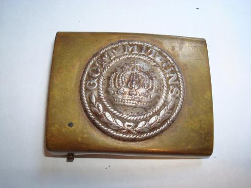 EARLY PRUSSIAN EM/NCO'S BELT BUCKLE 