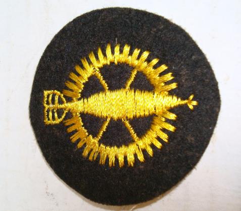 KRIEGSMARINE TORPEDO MECHANIC EM'S CAREER SLEEVE BADGE