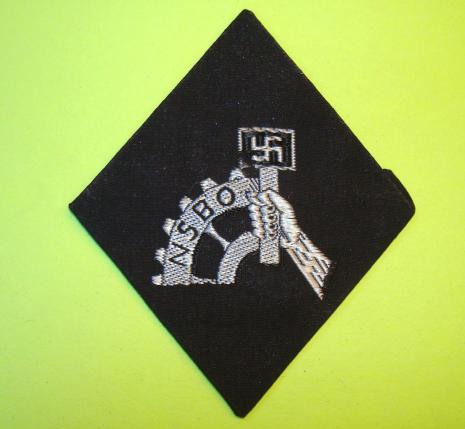 WWII GERMAN NSBO SLEEVE DIAMOND