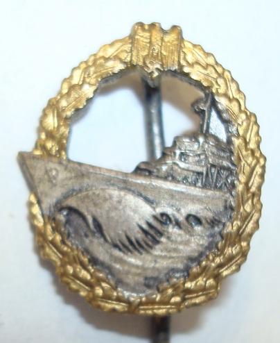 WWII GERMAN DESTROYER STICK PIN