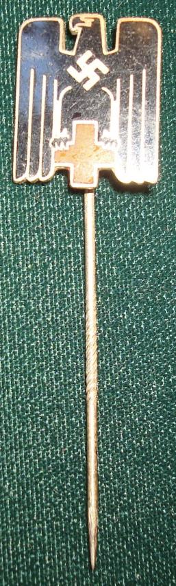 WWII GERMAN DRK MEMBER'S LAPEL STICK  PIN