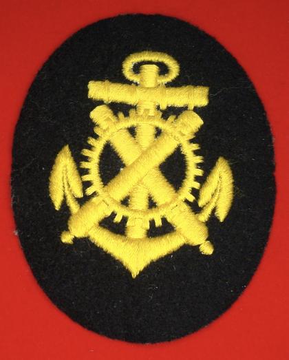 WWII KRIEGSMARINE SENIOR ARTILLERY MECHANIC CAREER SLEEVE INSIGNIA