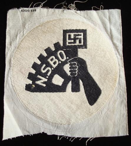 WWII GERMAN NSBO SPORTS SHIRT CLOTH PATCH