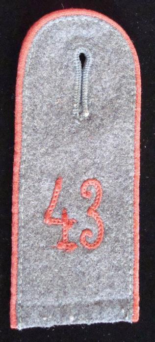 WWII GERMAN LUFTWAFFE FLAK ARTILLERY EM'S SHOULDER STRAP