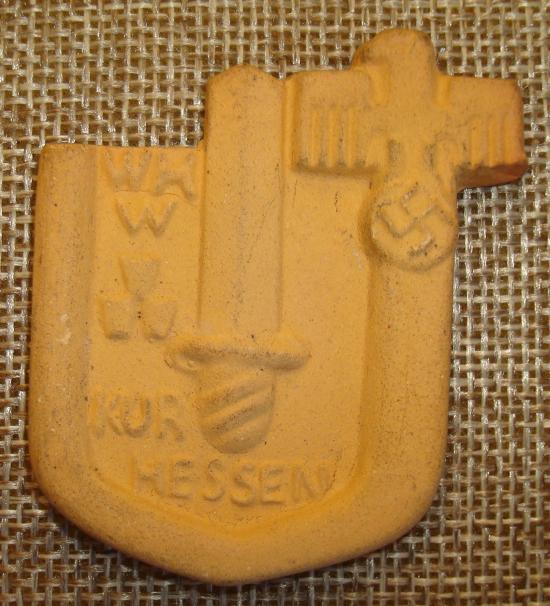 WWII GERMAN KUR HESSEN TINNIE