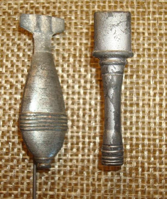 WWII GERMAN WHW BOMB AND GRENADE PINS