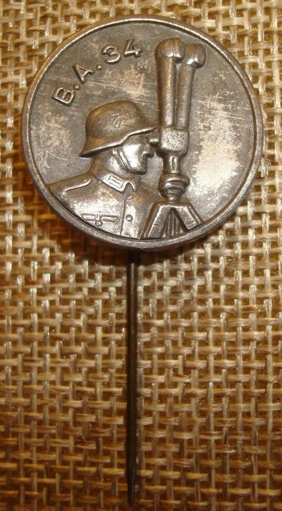 WWII GERMAN ARTILLERY STICKPIN