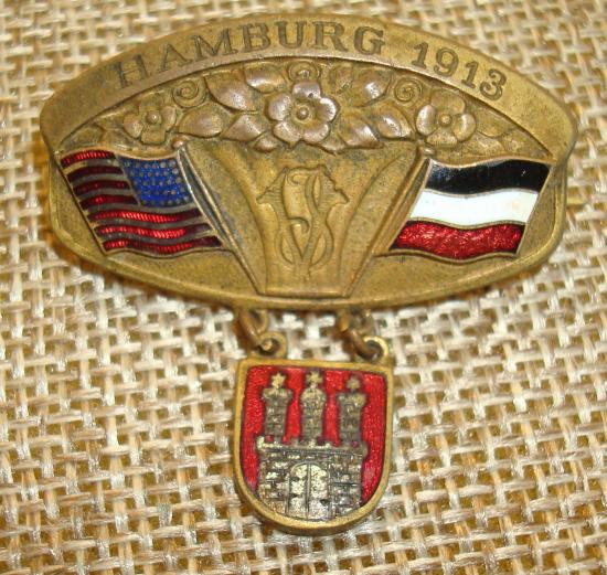 GERMAN HAMBURG 1913 PIN