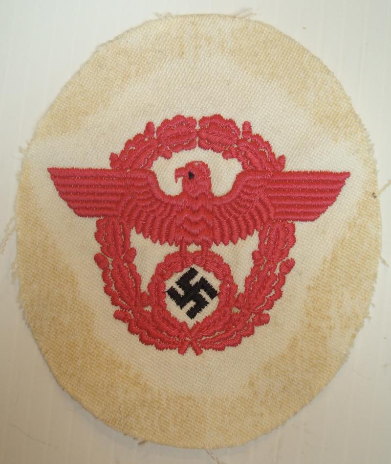 WWII GERMAN WHITE TRAFFIC POLICE EAGLE