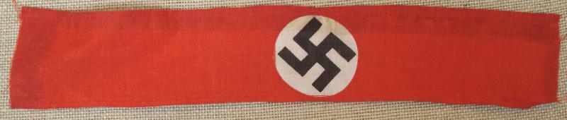 WWII GERMAN NSDAP IDENTIFICATION CUFFTITLE