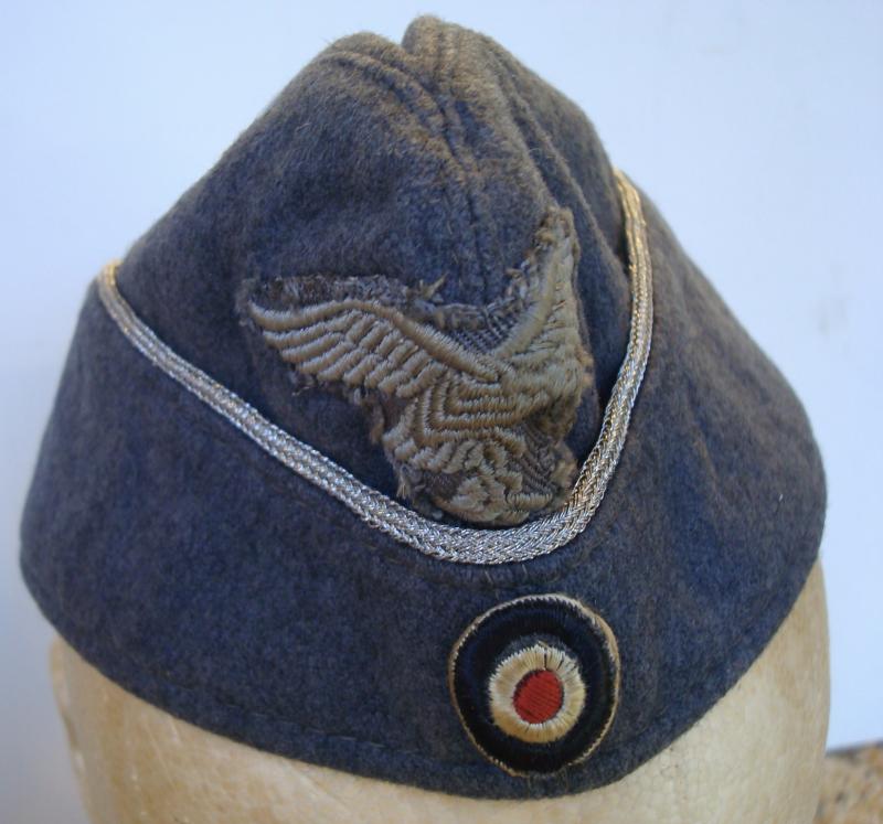 WWII GERMAN LUFTWAFFE OFFICER O/S CAP