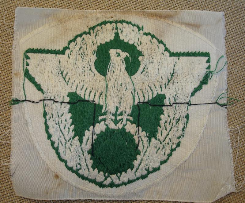 WWII GERMAN POLICE SPORTS SHIRT EAGLE