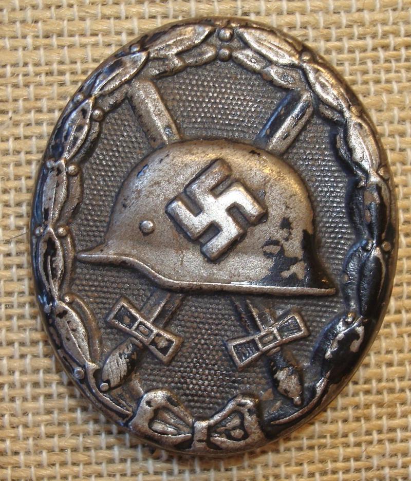 WWII GERMAN BLACK WOUND BADGE, 1939